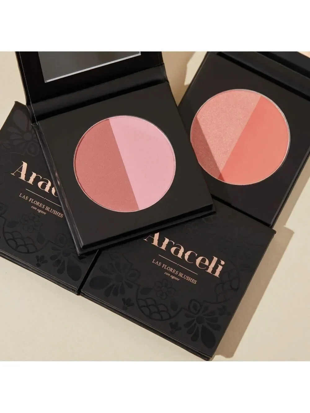 Araceli Las Flores Blushes in Dahlia & Laclia